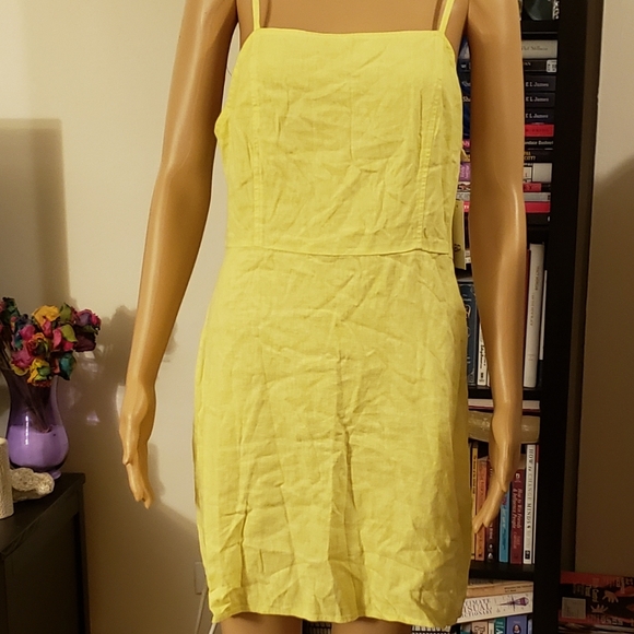 NWT - BP Lemon Yellow Dress - Picture 9 of 10